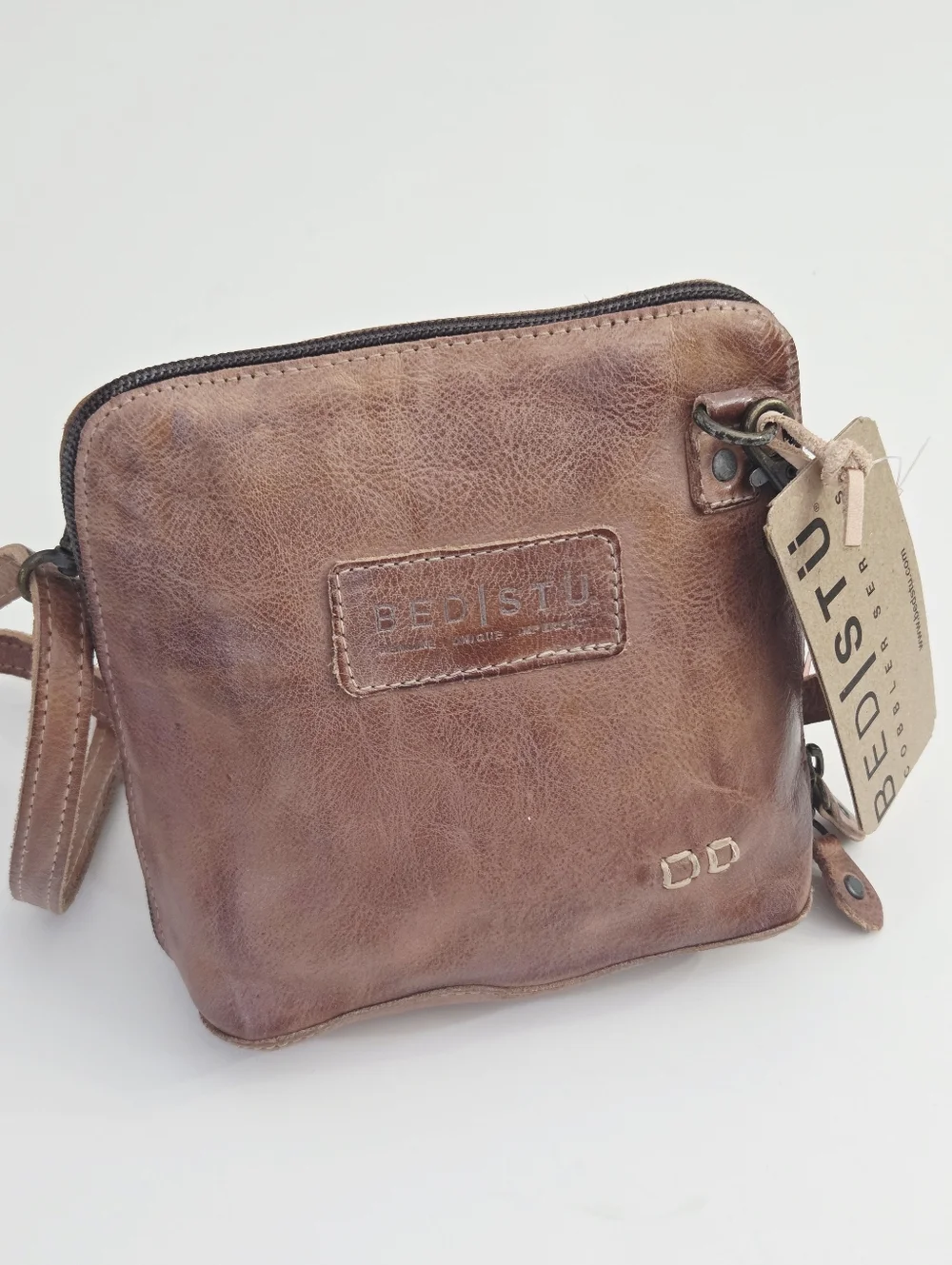 NWT BED STU BEDSTU VENTURA BAG - TAN RUSTIC MASON